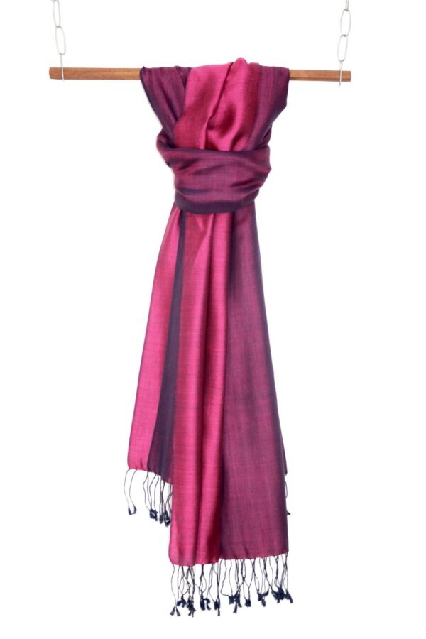Pure Silk – Two-Sided – Plum