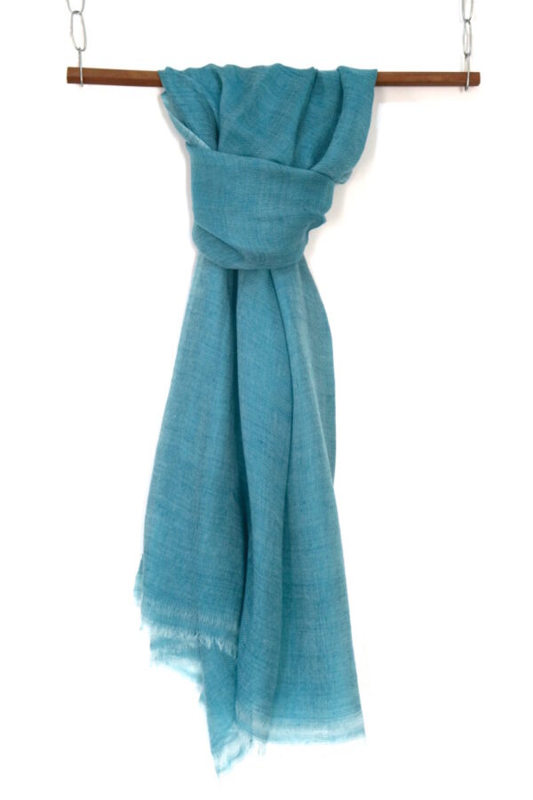 Angle hair – cashmere – bluegreen