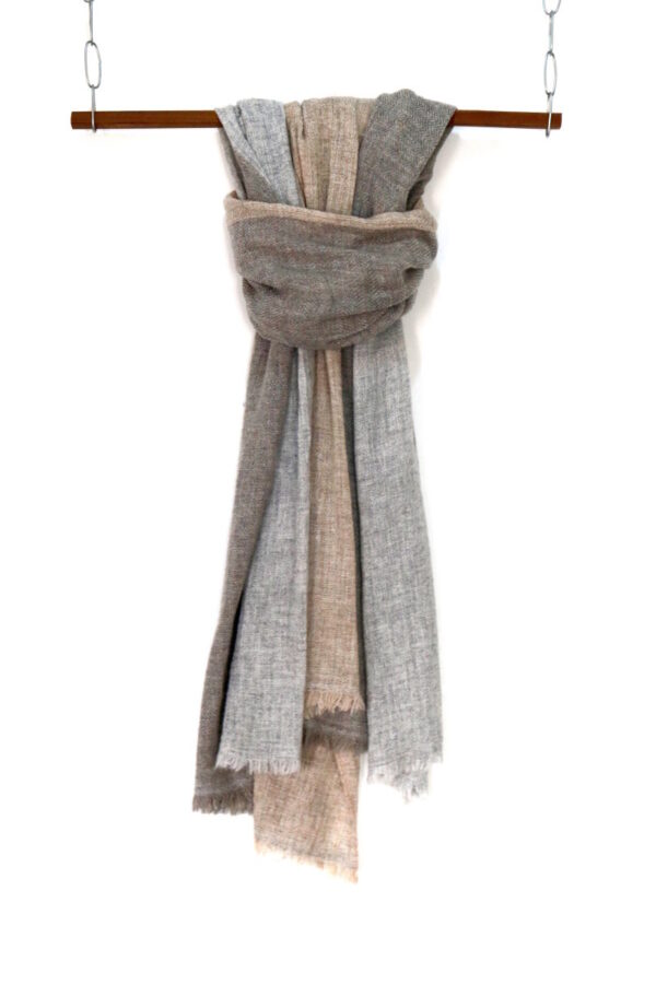 Cashmere – striped -tri-colour