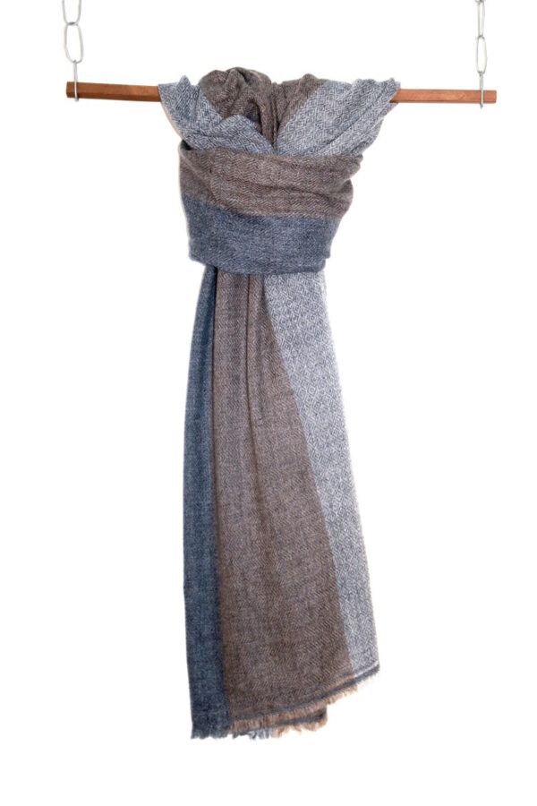 Cashmere – striped -tri-colour