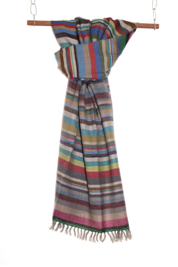 Cashmere – striped – multi-colored